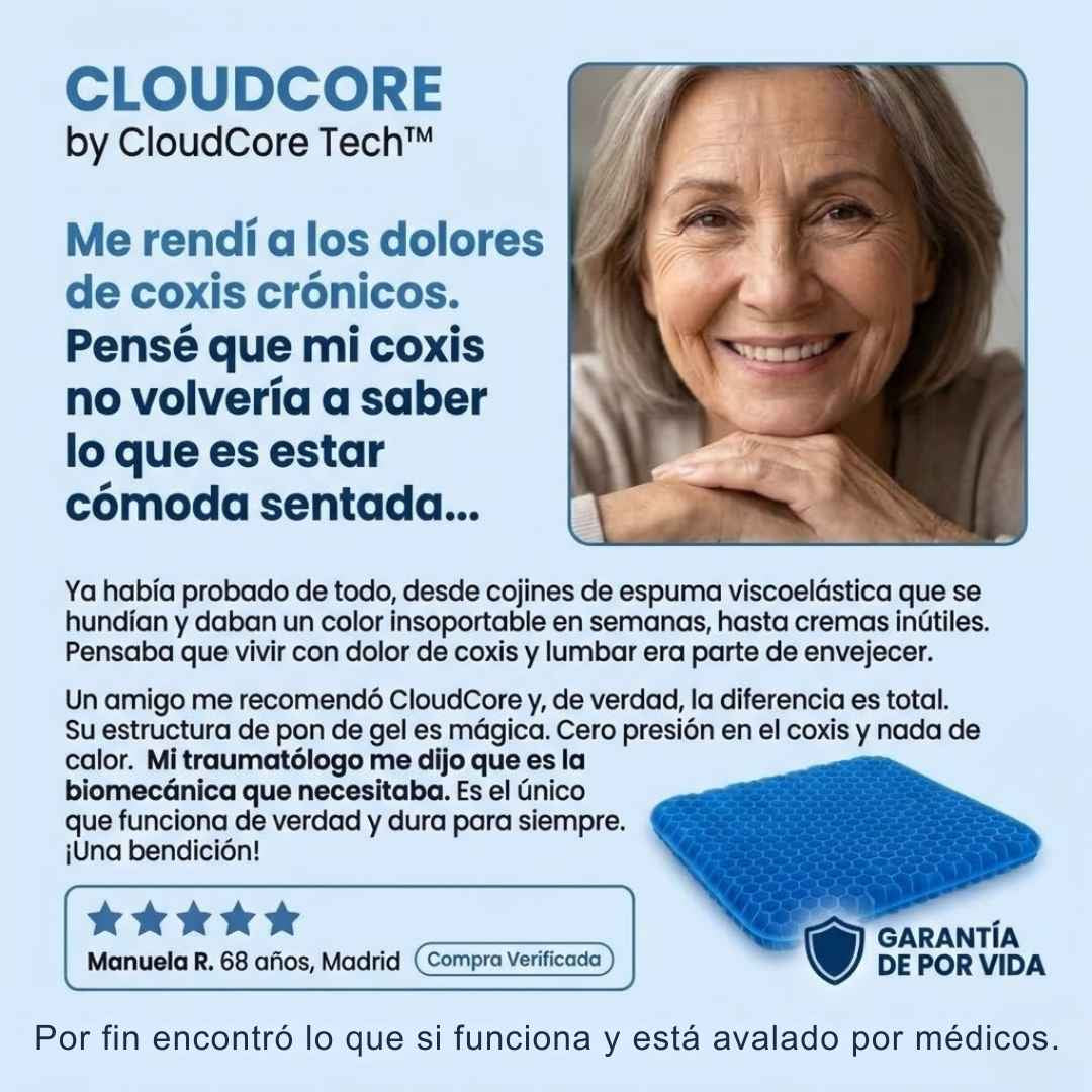 La Solución Clínica Para el Dolor De Coxis y Ciática | CloudCore™