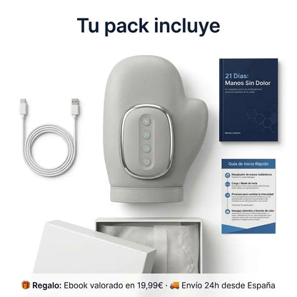 CloudCore™ HandRelief | Masajeador de Manos con Calor y Compresión
